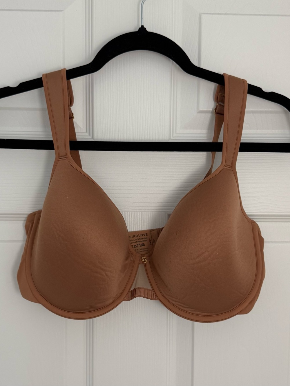 Thirdlove Memory Foam Full Coverage Bra Size 36F in Tan Nude